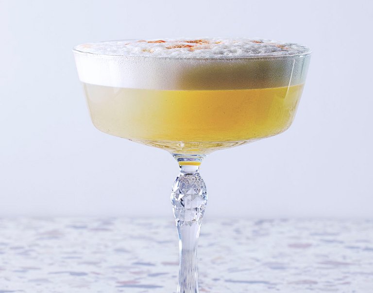 Vegan Pisco Sour made with Plant Whip